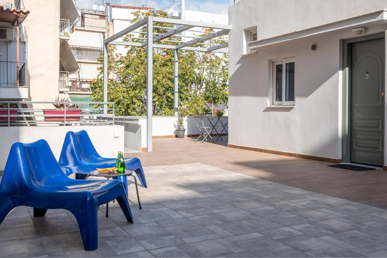 Central5 Boutique Apartments With Common Garden Next To Metro Атина Екстериор снимка
